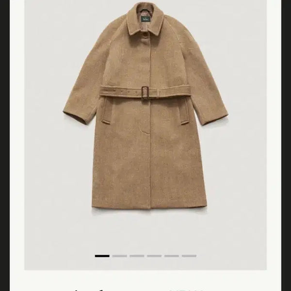 [BUNJANG] The Barnet Herringbone Wool 100% Balmacaan Coat / 더바넷 헤링본 발마칸 코트 울100%