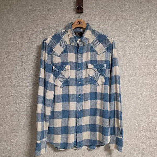 [BUNJANG] RRL Concho Western Shirt / RRL 더블알엘 콘초 웨스턴 셔츠 M