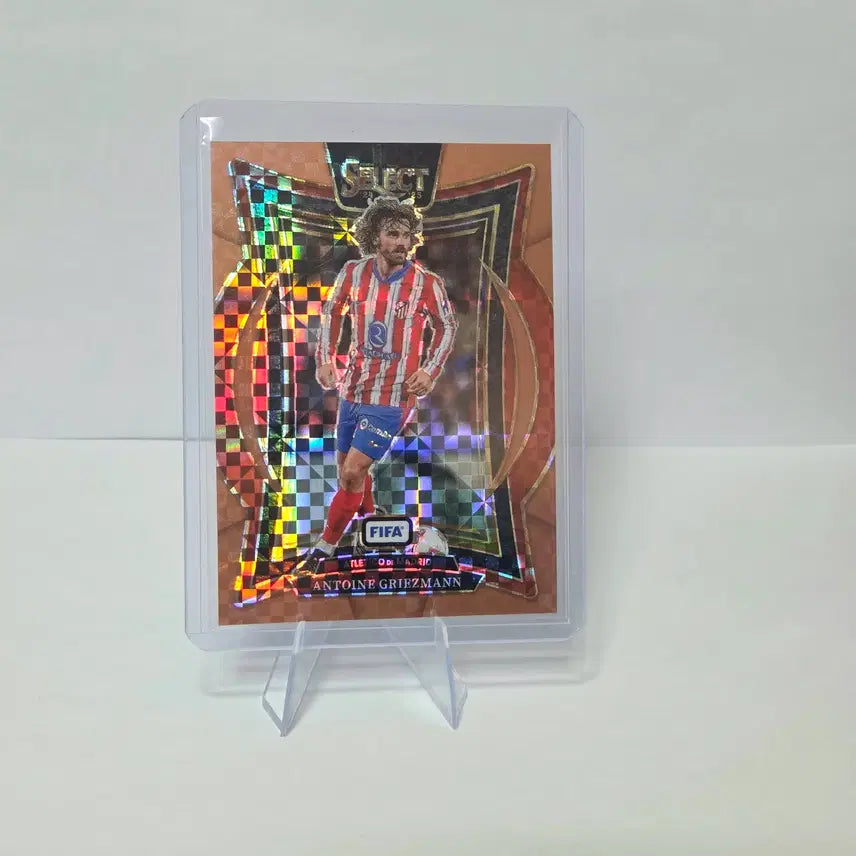 [BUNJANG] Antoine Griezmann Panini Select Checkerboard Parallel Limited Edition 75 Soccer Card / [75한정] 앙투안 그리즈만 파니니 셀렉트 체커 패러렐 축구 카드