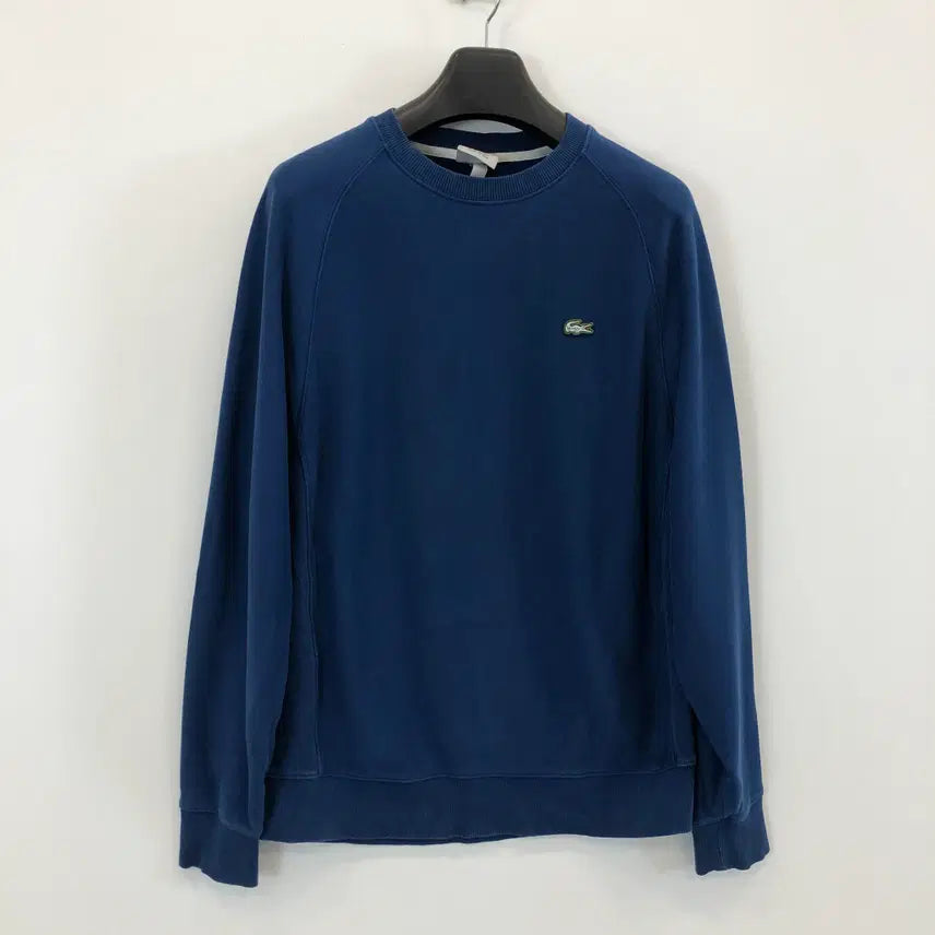 [BUNJANG] Lacoste Live Croc Patch Garment Sweatshirt Blue Size 105 / 라코스테 라이브 크록패치 가먼트 맨투맨 105