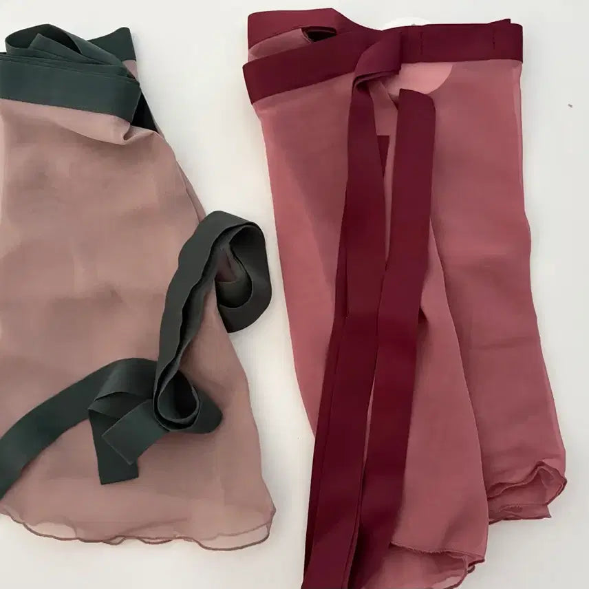 [BUNJANG] Balletsimo Chiffon Wrap Skirt / (새상품) 발레시모 쉬폰 랩 스커트