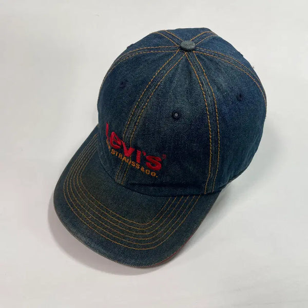 [BUNJANG] Levi's Washed Denim Ball Cap / 리바이스 워싱 데님 볼캡 (onc.28)