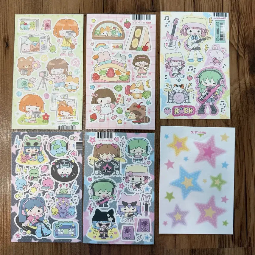 [BUNJANG] Sticker Bundle Set (62 pcs) / 스티커 62장 일괄 처분