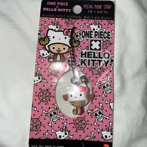 [BUNJANG] One Piece Chopper x Kitty Collaboration Strap / 원피스 쵸파 키티스트랩