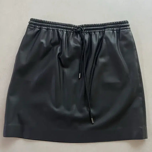 [BUNJANG] Theory Leather Skirt / 띠어리 theory 가죽 스커트