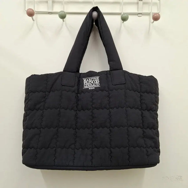 [BUNJANG] Marithe Francois Girbaud Classic Logo Padded Tote Bag / 마리떼 프랑소와 저버 클래식 로고 패딩 토트백