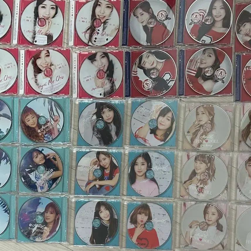[BUNJANG] Apink Japanese Regular Single DVD Bundle Set (121 pcs) / 에이핑크 일본 정규 싱글 DVD 일괄 121장