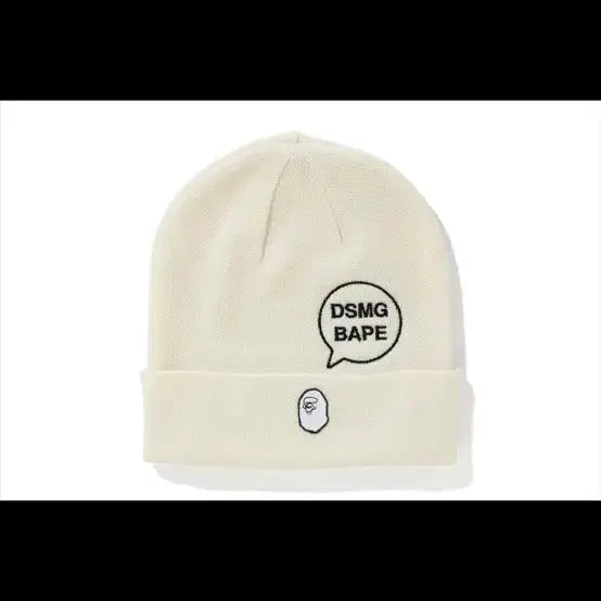 [BUNJANG] BAPE DSMG Beanie Ivory / 베이프 DSMG BAPE 비니 아이보리