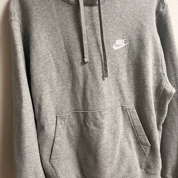 [BUNJANG] Nike Hooded Sweatshirt - Grey (M) / 나이키 후드티 그레이 m