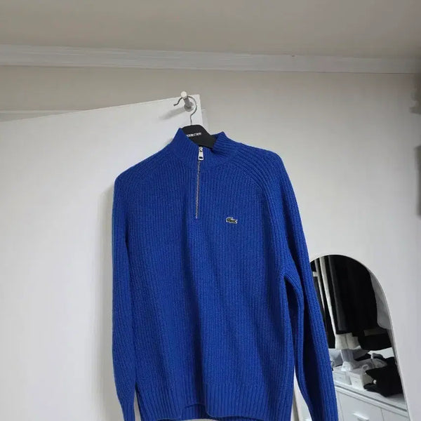 [BUNJANG] Lacoste Half-Zip Knit XL New Arrival / 라코스테 반집업니트 xl 새상품 초특가