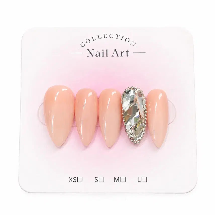 [BUNJANG] Handmade Full Stone Nail Tips / 수제네일팁 원 풀스톤