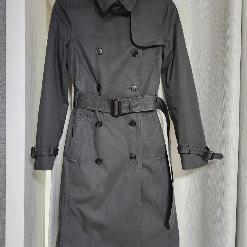 [BUNJANG] Massimo Dutti Deep Khaki Trench Coat XS / 마시모두띠 트렌치코트 딥카키 색상 xs(55~66)