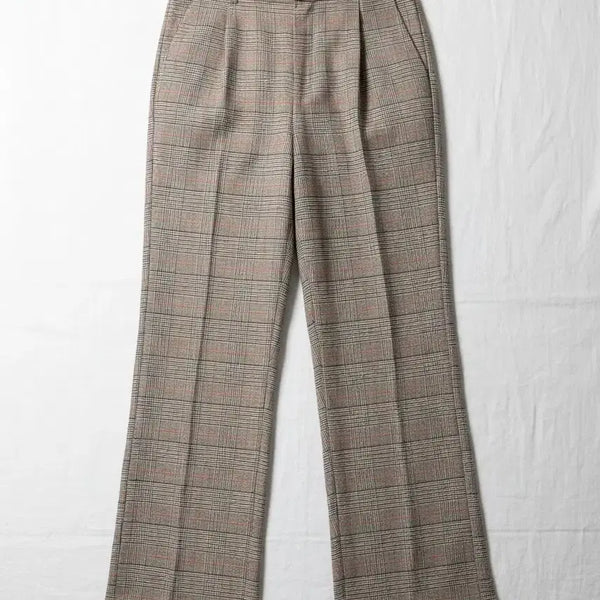 [BUNJANG] ZARA Glen Check Wide Slacks / [ZARA] 글렌체크 와이드 슬랙스