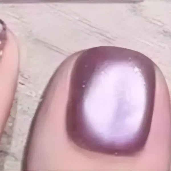 [BUNJANG] Pink Cat Eye Gel Polish Set with Glitter / 핑크  자석젤 +펄 글리터2종 +자석