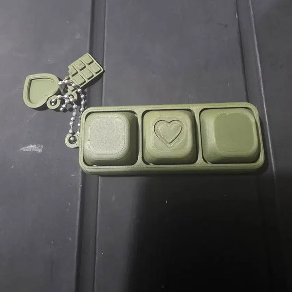 [BUNJANG] Cream Cheese Switch Matcha Clicker 3-Key / 말차 클리커 3구