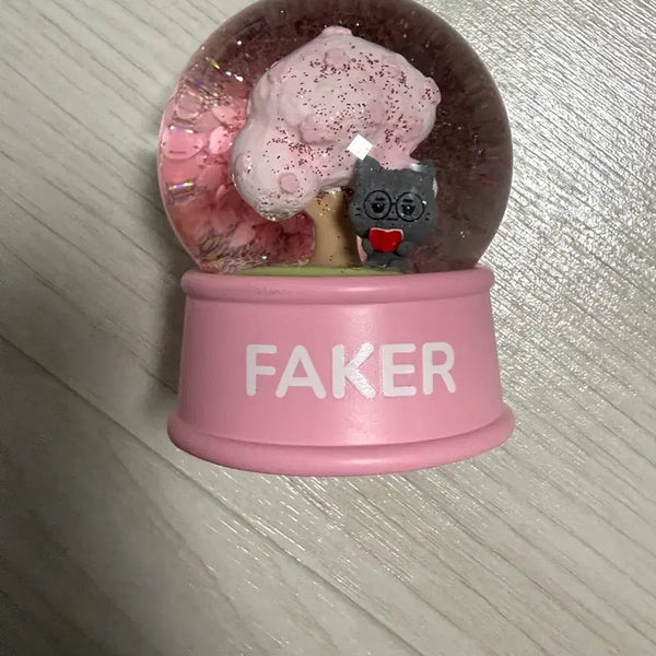 [BUNJANG] T1 Faker Water Globe / T1 페이커 워터볼
