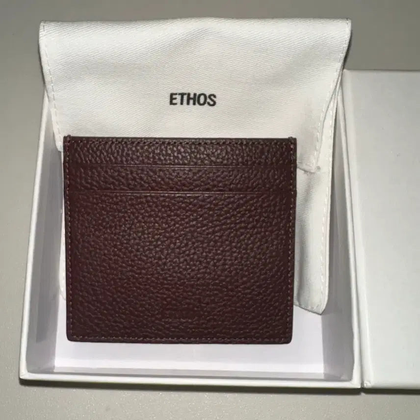 [BUNJANG] Ethos Card Holder Brown New / 에토스 카드지갑(새상품)