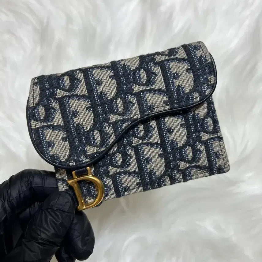[BUNJANG] Dior Oblique Saddle Card Holder / [ OS ] 디올 오블리크 새들 카드지갑
