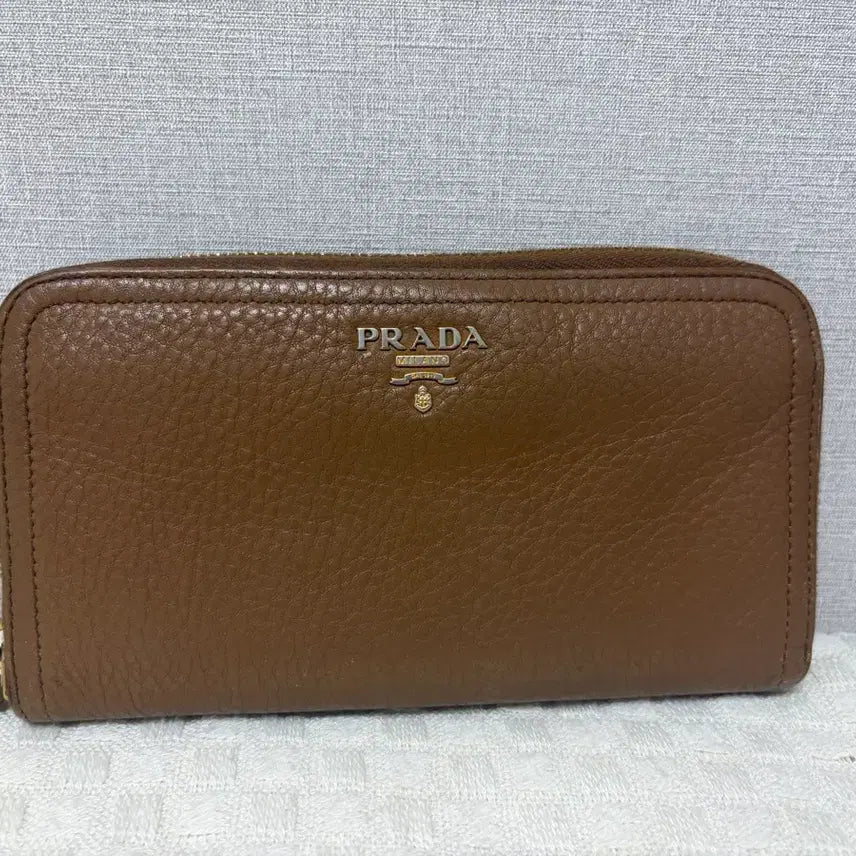[BUNJANG] Prada Long Wallet Brown / 프라다 장지갑
