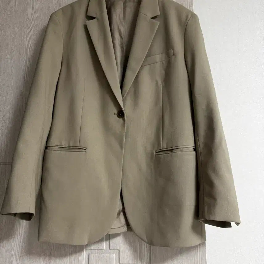 [BUNJANG] ARKET Wool 100% Hopsack Single Oversized Blazer EU38 / 아르켓 울100% 홉색 싱글 오버핏 자켓 EU38