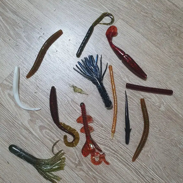[BUNJANG] Various Fishing Worms Bundle Set / 각종 낚시 웜 일괄