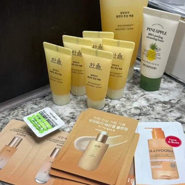 [BUNJANG] Hanyul Moonlight Citrus Cleansing Foam Set / 한율 달빛유자 클렌징 폼+증정