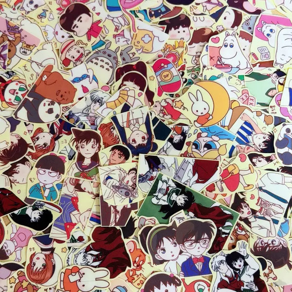 [BUNJANG] White Back Sticker Die-cut Set - 245 pcs / [재고 1 애니메이션 인컷] 245컷 스티커 인스 다꾸