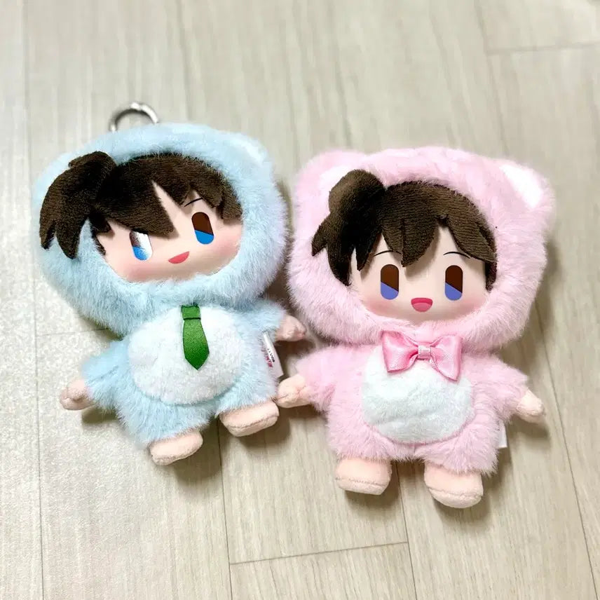 [BUNJANG] Detective Conan "Vinyl Face" Plush Keychain Bundle / 슈이치 하이바라 모리 란 괴도 키드 명 탐정 코난 굿즈 시옹 챕터 비닐 페이스 플러시 블드 인형뽑기키링인형(일괄