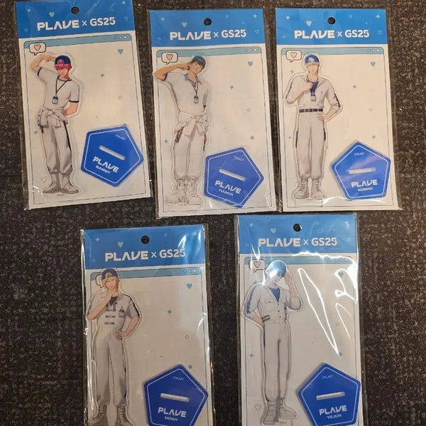 [BUNJANG] PLAVE GS25 Acrylic Stand Bundle Set / 플레이브 GS25 아크릴 스탠드 5종 일괄 가격입니다