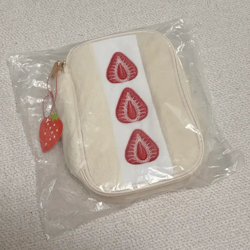 [BUNJANG] Strawberry Sandwich Pouch / Pencil Case / 딸기 산도 파우치 필통 스트로베리 이치고 샌드위치