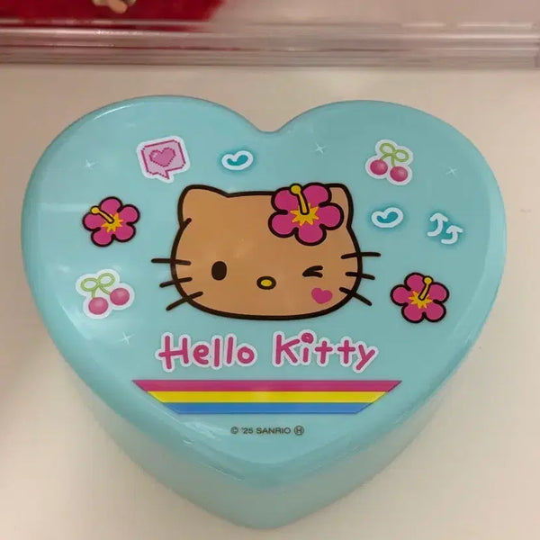 [BUNJANG] Hello Kitty Kahana Blue Accessory Box / 헬로키티 카오하나 블루 악세서리보관함(일본정품)