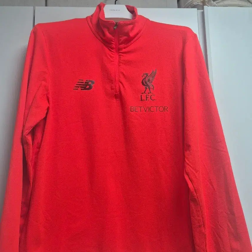 [BUNJANG] New Balance Liverpool Training Half-Zip Top / 뉴발란스 리버풀 트레이닝 하프집업