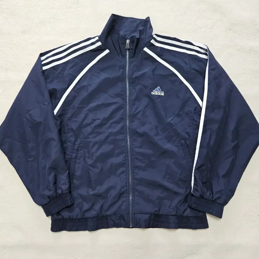 [BUNJANG] Adidas Old School 90s Windbreaker Jacket / 아디다스 올드스쿨 90s 바람막이 급처