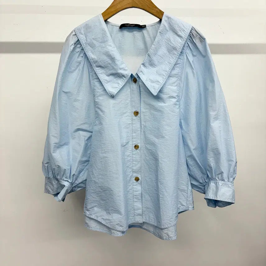 [BUNJANG] JILLSTUART Puff Collar 3/4 Sleeve Blouse / 질스튜어트 퍼프 카라 블라우스 55