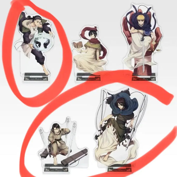 [BUNJANG] Attack on Titan I Prize Acrylic Standees Set / 진격의 거인 I상 아크릴 3종 일괄 판매