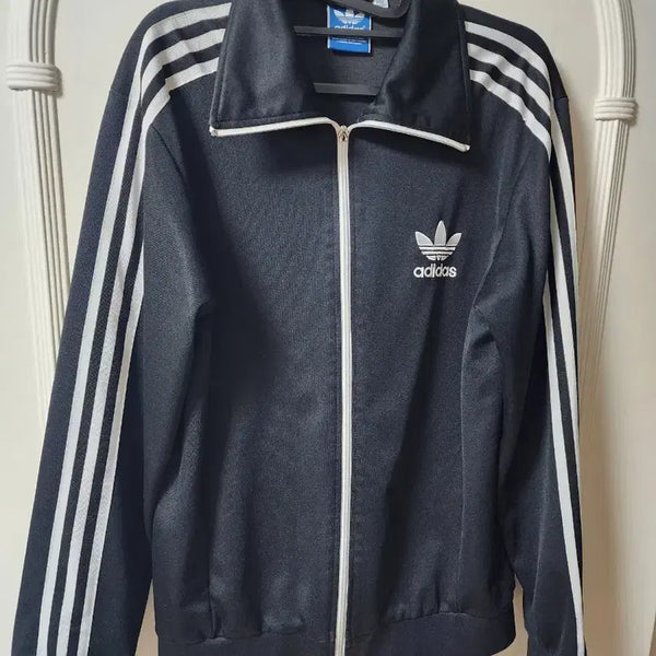 [BUNJANG] Adidas 3-Stripes Track Top Black / 아디다스 삼선 트랙탑 블랙  100 까지