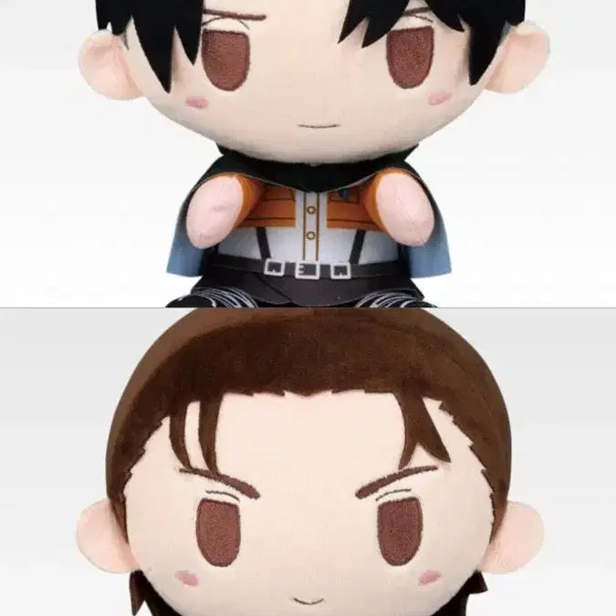 [BUNJANG] Attack on Titan Eren & Levi Doll Bundle Set / 진격의 거인 라스트원 리바이 & A상 에렌 인형 일괄 판매