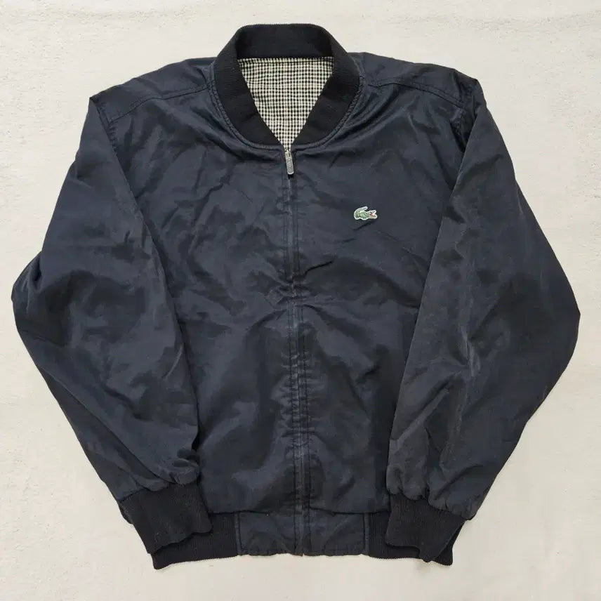 [BUNJANG] Lacoste 90s Reversible Blouson Jacket / 라코스테 서광 90s 리버시블 블루종 자켓