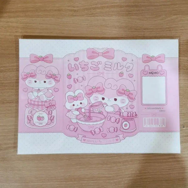 [BUNJANG] Ichigo Milk Wrapping Paper / 포용 신상 라라씨 이치고밀크 랩핑지