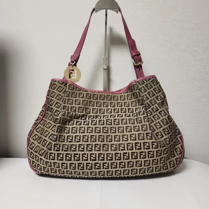 [BUNJANG] Fendi FF Zucca Logo Shoulder Bag / 정품 펜디 FF로고 쥬카 숄더백