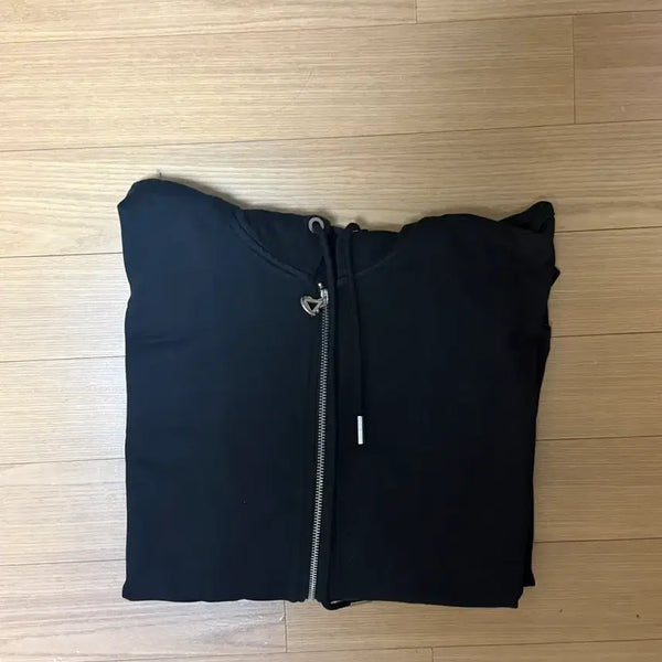[BUNJANG] SOLID Back Logo Hooded Zip-Up / [SOLID] 백로고 후드집업