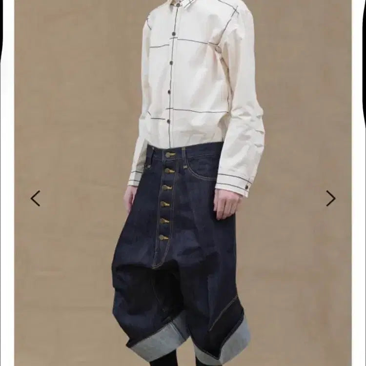 [BUNJANG] Christopher Nemeth 9911立体 Denim Pants / [SS] 크리스토퍼 네메스 9911 입체 데님팬츠