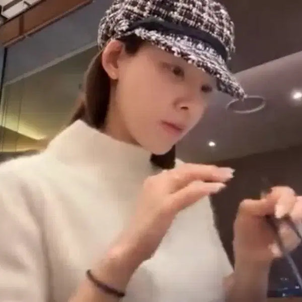 [BUNJANG] Maison Michel Tweed Hat / (새상품) MAISON MICHEL 메종미쉘 트위드모자/ 환승연애이나연모자 / 연예인모자