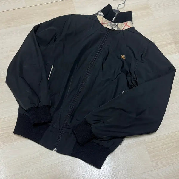 [BUNJANG] Burberry Check Blouson Jacket Black / 버버리 체크 블루종 자켓 블랙