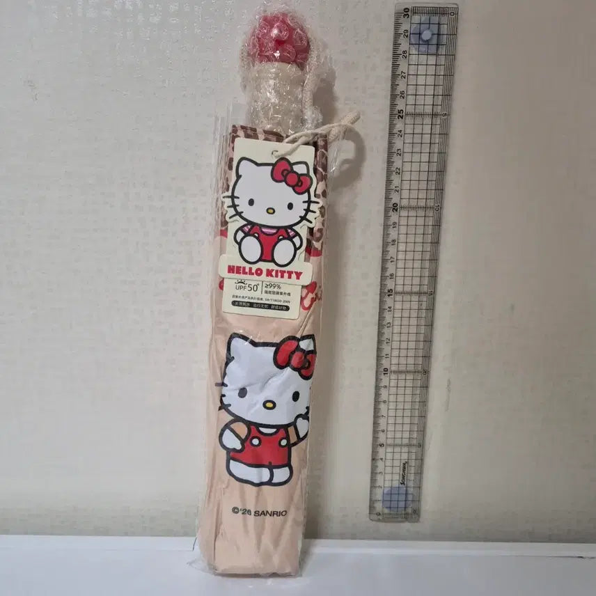 [BUNJANG] Sanrio Hello Kitty Leopard Print Umbrella / [산리오] 키티 호피 양우산