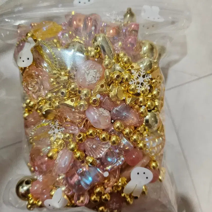 [BUNJANG] Bead and Charm Mix for Keychains / 키링재료 비즈파츠믹스