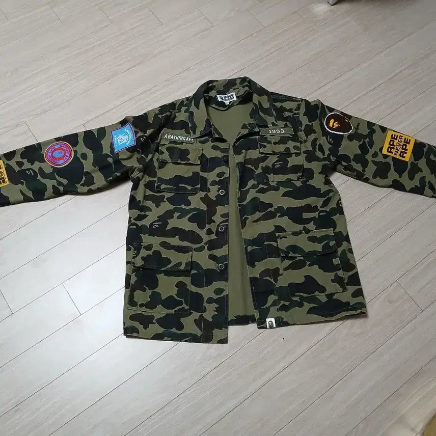 [BUNJANG] A Bathing Ape Camo Jacket / 베이프카모자켓