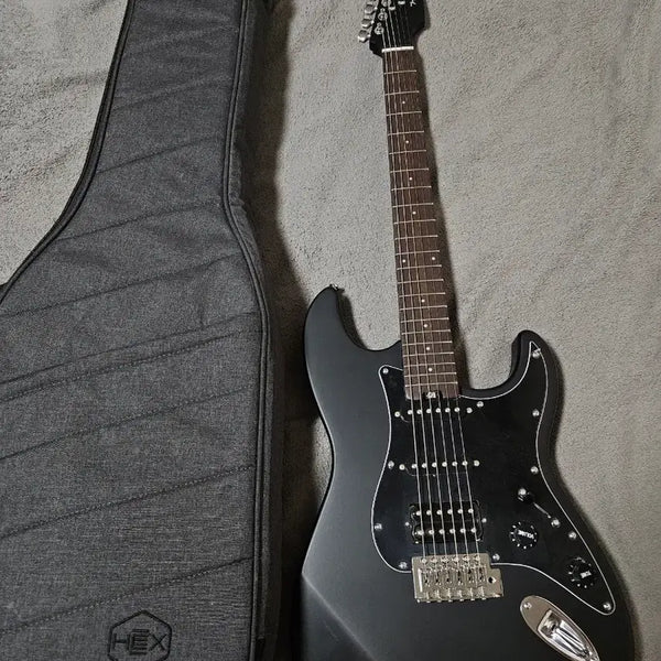 [BUNJANG] HEX E70 Matte Black Electric Guitar / 신품급 헥스 일렉기타 무광블랙