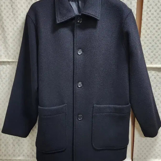 [BUNJANG] Steadyavailable Wool Half Coat Black / 스테디에브리웨어 울 하프 코트 블랙