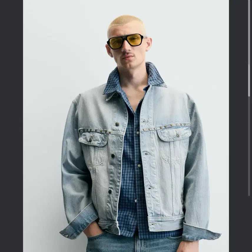 [BUNJANG] Zara Western Detail Denim Jacket / 자라 웨스턴 디테일 데님자켓 택채 새상품